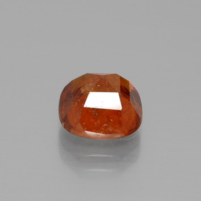 granate hessonita Ámbar naranja natural de 3.01 ct, Corte Cojín, SI