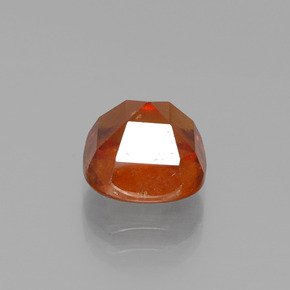 Granate hessonita naranja natural de 3,46 ct, corte cojín, VS-SI