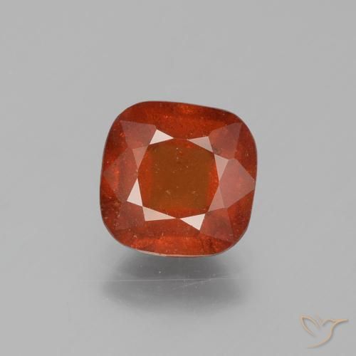 2.34ct Natural Naranja fuego granate hessonita, Forma Cojín, SI