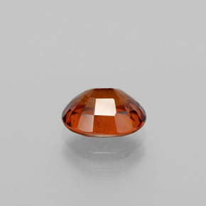 Granate hessonita naranja natural de 1,98 ct, corte óvalo, VS