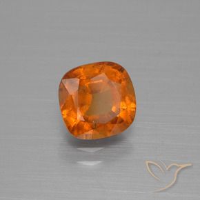 granate hessonita Naranja medio natural de 1.89 ct, Forma Cojín, VS-SI