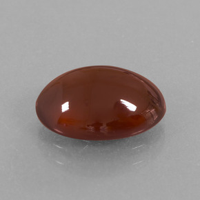 Granate hessonita marrón natural de 4,40 ct, corte óvalo, translúcido