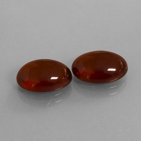 Gemas de granate hessonita marrón natural de 8,36 ct, corte óvalo, translúcido