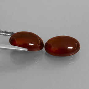 Gemas de granate hessonita marrón natural de 8,36 ct, corte óvalo, translúcido
