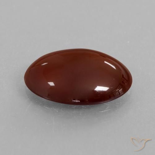 granate hessonita Marrón cálido natural de 5.21 ct, Ovalada, Translúcido
