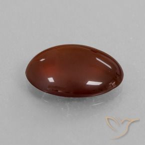 granate hessonita Marrón cálido natural de 5.03 ct, Ovalada, Translúcido