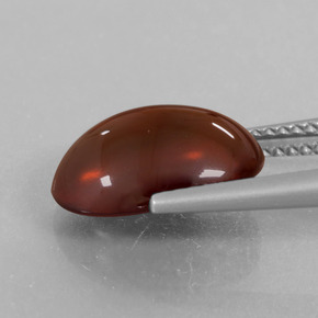 granate hessonita Naranja natural de 5.65 ct, Corte Óvalo, Translúcido