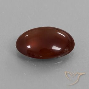 Granate hessonita marrón natural de 5,12 ct, corte óvalo, translúcido