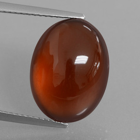 granate hessonita Naranja natural de 12.33 ct, Corte Óvalo, Translúcido
