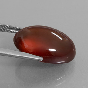 granate hessonita Naranja natural de 12.33 ct, Corte Óvalo, Translúcido