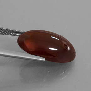 Granate hessonita naranja natural de 10,15 ct, corte óvalo, translúcido