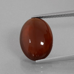 granate hessonita Naranja natural de 7.49 ct, Corte Óvalo, Translúcido