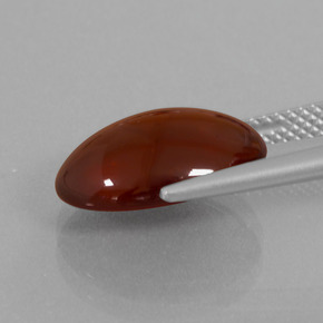 granate hessonita Naranja natural de 7.49 ct, Corte Óvalo, Translúcido