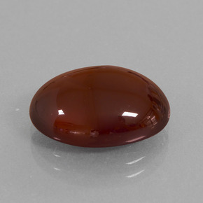 Granate hessonita naranja natural de 9,76 ct, corte óvalo, translúcido