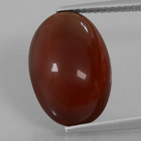 Granate hessonita naranja natural de 8,24 ct, corte óvalo, translúcido