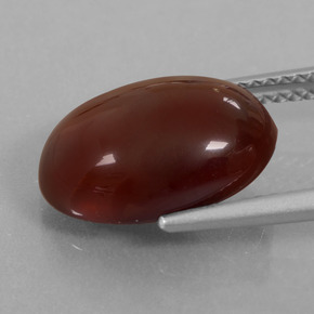 Granate hessonita marrón natural de 8,05 ct, corte óvalo, translúcido