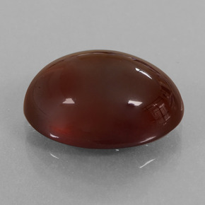 Granate hessonita naranja natural de 8,64 ct, corte óvalo, translúcido