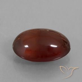 granate hessonita Marrón nuez natural de 5.27 ct, Ovalada, Translúcido