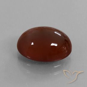 granate hessonita Marrón nuez natural de 7.55 ct, Ovalada, Translúcido