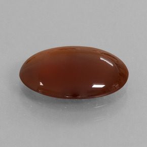 Granate hessonita marrón natural de 5,00 ct, corte óvalo, translúcido
