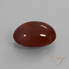 granate hessonita Marrón rojizo natural de 6.64 ct, Ovalada, Translúcido