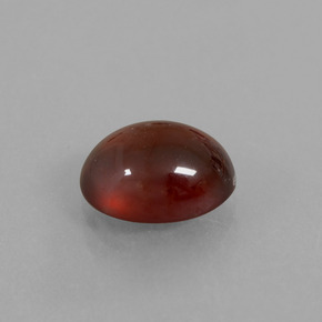 Granate hessonita naranja natural de 2,77 ct, corte óvalo, translúcido