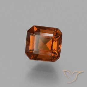 granate hessonita Naranja oscuro natural de 1.73 ct, Corte Octágono / Esmeralda, VS