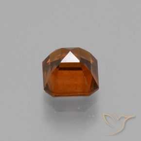 granate hessonita Naranja oscuro natural de 1.73 ct, Corte Octágono / Esmeralda, VS
