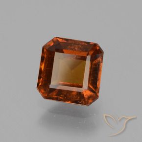 granate hessonita Naranja oscuro natural de 1.94 ct, Corte Octágono / Esmeralda, VS