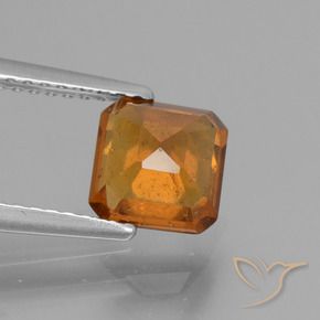 granate hessonita Naranja oscuro medio natural de 1.80 ct, Corte Octágono / Esmeralda, VS-SI