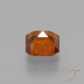 granate hessonita Naranja fuego natural de 1.48 ct, Corte Octágono / Esmeralda, VS-SI