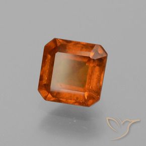 granate hessonita Naranja fuego natural de 1.97 ct, Corte Octágono / Esmeralda, VS