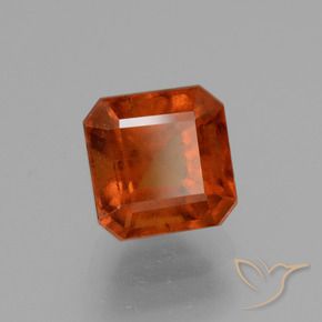granate hessonita Naranja oscuro natural de 2.51 ct, Corte Octágono / Esmeralda, VS-SI