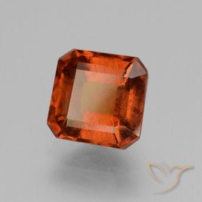 granate hessonita Naranja medio natural de 2.57 ct, Corte Octágono / Esmeralda, VS-SI