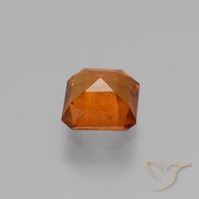 granate hessonita Naranja medio natural de 1.28 ct, Corte Octágono / Esmeralda, VS-SI