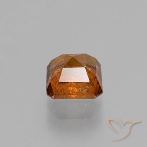 granate hessonita Naranja oscuro natural de 1.48 ct, Corte Octágono / Esmeralda, VS-SI