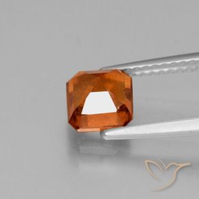 granate hessonita Naranja medio natural de 1.56 ct, Corte Octágono / Esmeralda, VS