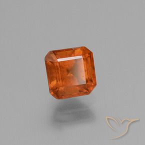 granate hessonita Ámbar naranja natural de 1.50 ct, Corte Octágono / Esmeralda, VS
