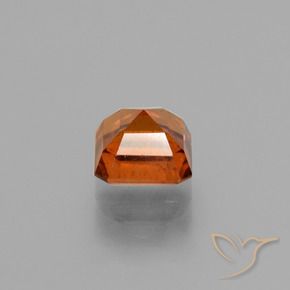 granate hessonita Naranja fuego natural de 1.56 ct, Corte Octágono / Esmeralda, VS