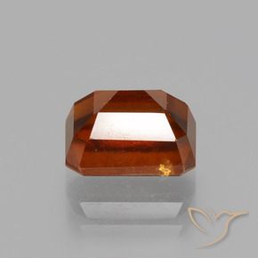 granate hessonita Naranja oscuro natural de 2.50 ct, Corte Octágono / Esmeralda, VS-SI