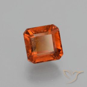 granate hessonita Naranja fuego natural de 1.70 ct, Corte Octágono / Esmeralda, VS-SI