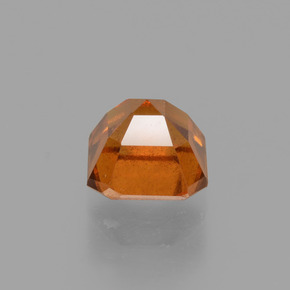 granate hessonita Naranja canela natural de 0.96 ct, corte esmeralda, VS