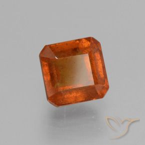 granate hessonita Naranja medio natural de 1.78 ct, Corte Octágono / Esmeralda, VS-SI