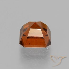 granate hessonita Naranja oscuro natural de 1.55 ct, Corte Octágono / Esmeralda, VS