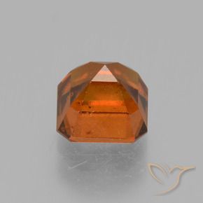 granate hessonita Ámbar naranja natural de 1.67 ct, Corte Octágono / Esmeralda, VS