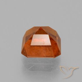 granate hessonita Ámbar naranja natural de 1.87 ct, Corte Octágono / Esmeralda, VS