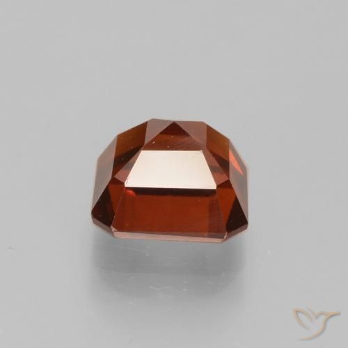 granate hessonita Naranja rojizo oscuro natural de 2.04 ct, Corte Octágono / Esmeralda, VS