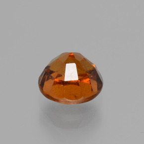 granate hessonita Naranja canela natural de 1.36 ct, Corte Redondo, VS