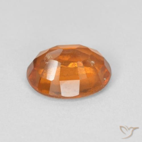 granate hessonita Naranja oscuro natural de 1.97 ct, Ovalada, VS-SI