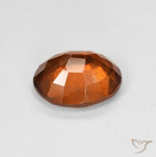 granate hessonita Naranja oscuro natural de 2.13 ct, Ovalada, VS-SI